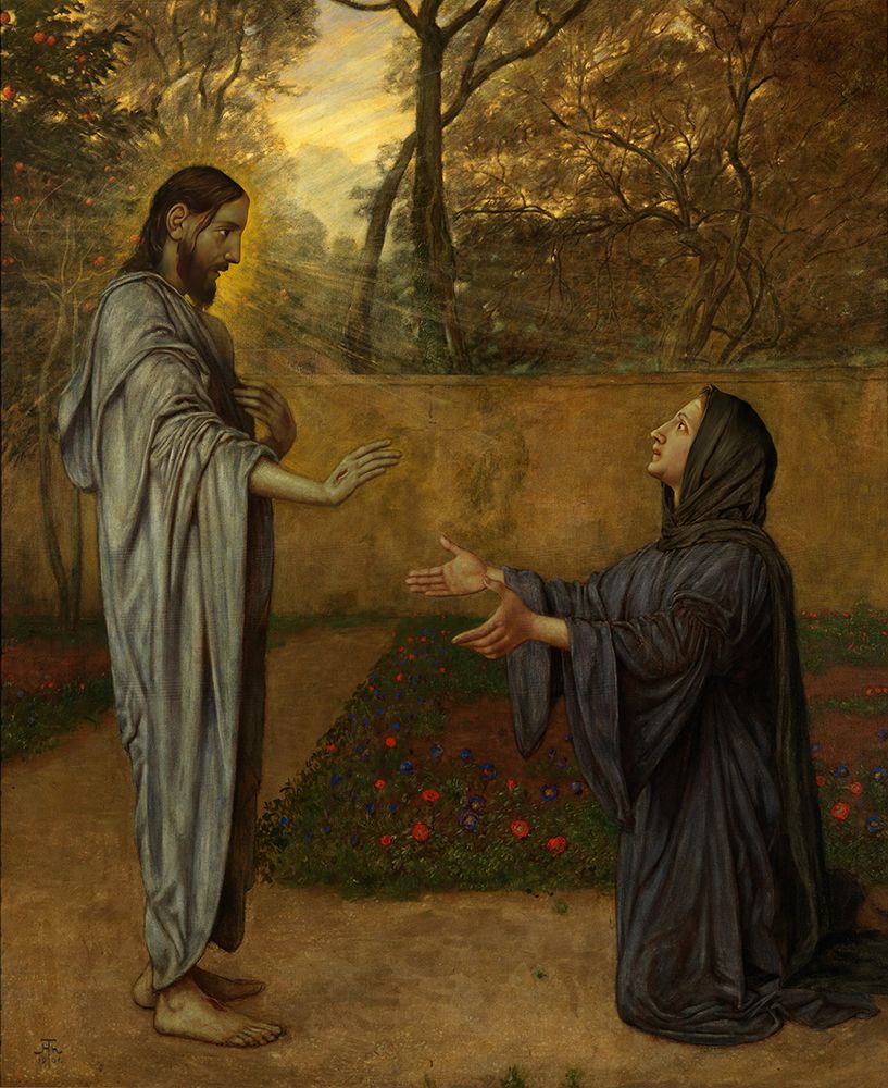 Christ as a Gardener 1901 art print by Hans Thoma for $57.95 CAD
