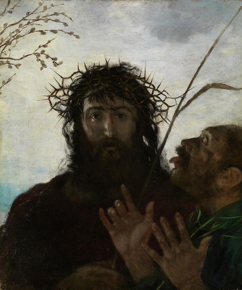 The mockery of Jesus art print by Hans Thoma for $57.95 CAD