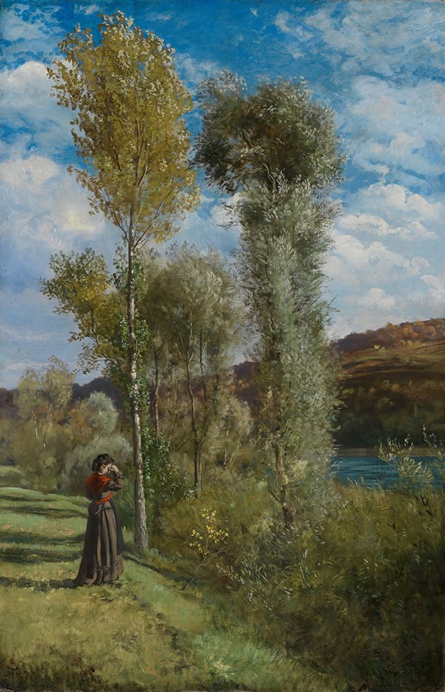 Autumn day on the Upper Rhine 1877 art print by Hans Thoma for $57.95 CAD