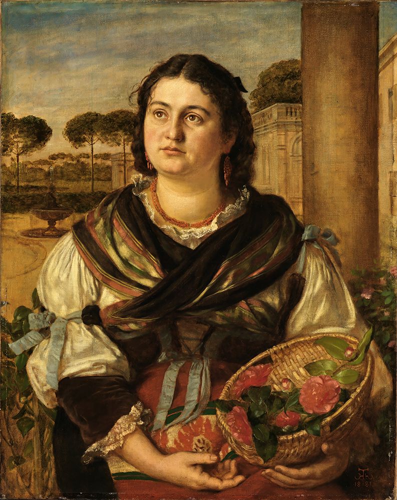 The Giardiniera 1881 art print by Hans Thoma for $57.95 CAD