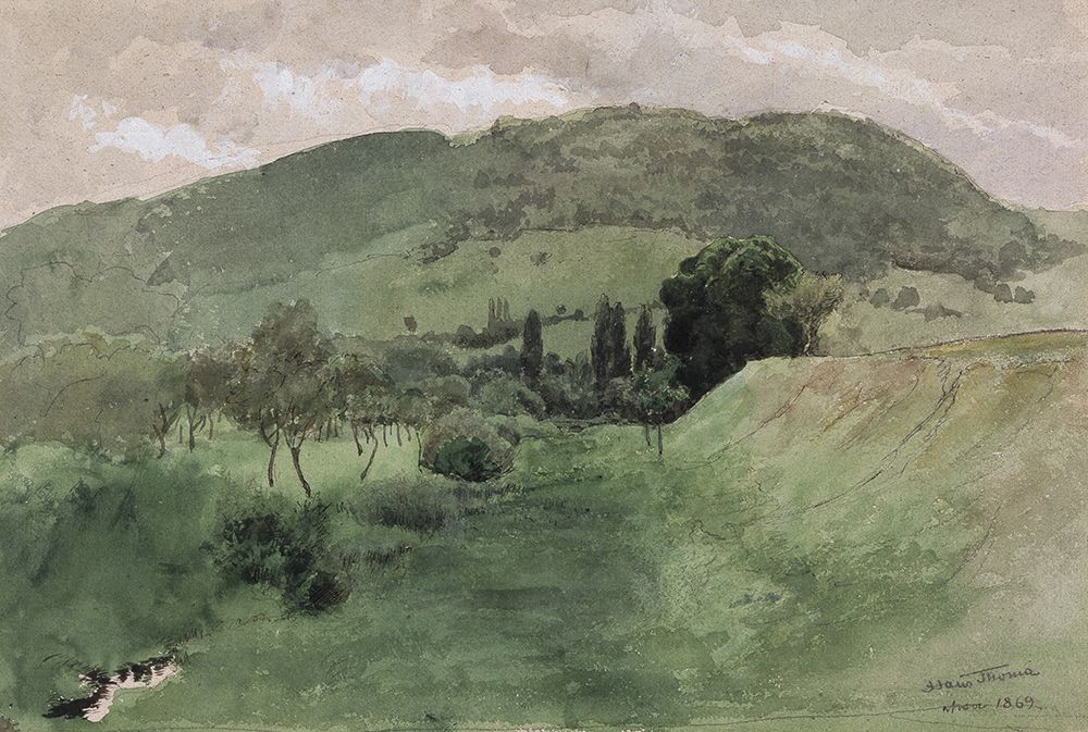 Landscape in the Black Forest 1869 art print by Hans Thoma for $57.95 CAD