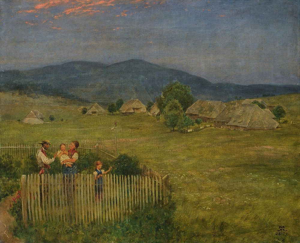 Little Garden in the Black Forest 1879 art print by Hans Thoma for $57.95 CAD