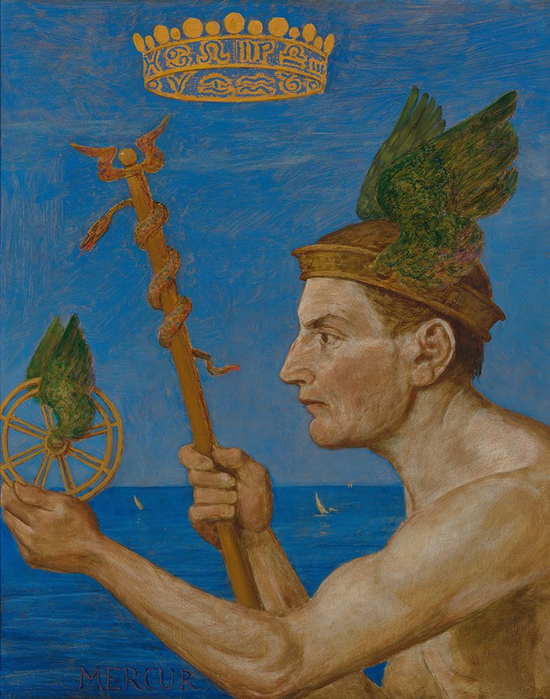 Mercury 1906 art print by Hans Thoma for $57.95 CAD