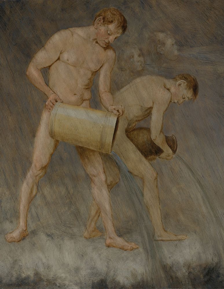 November the rain gods 1906 art print by Hans Thoma for $57.95 CAD