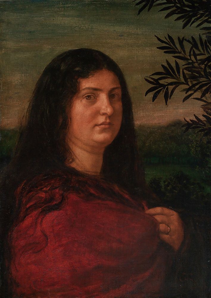 Portrait of Mrs Cella Thoma 1883 art print by Hans Thoma for $57.95 CAD