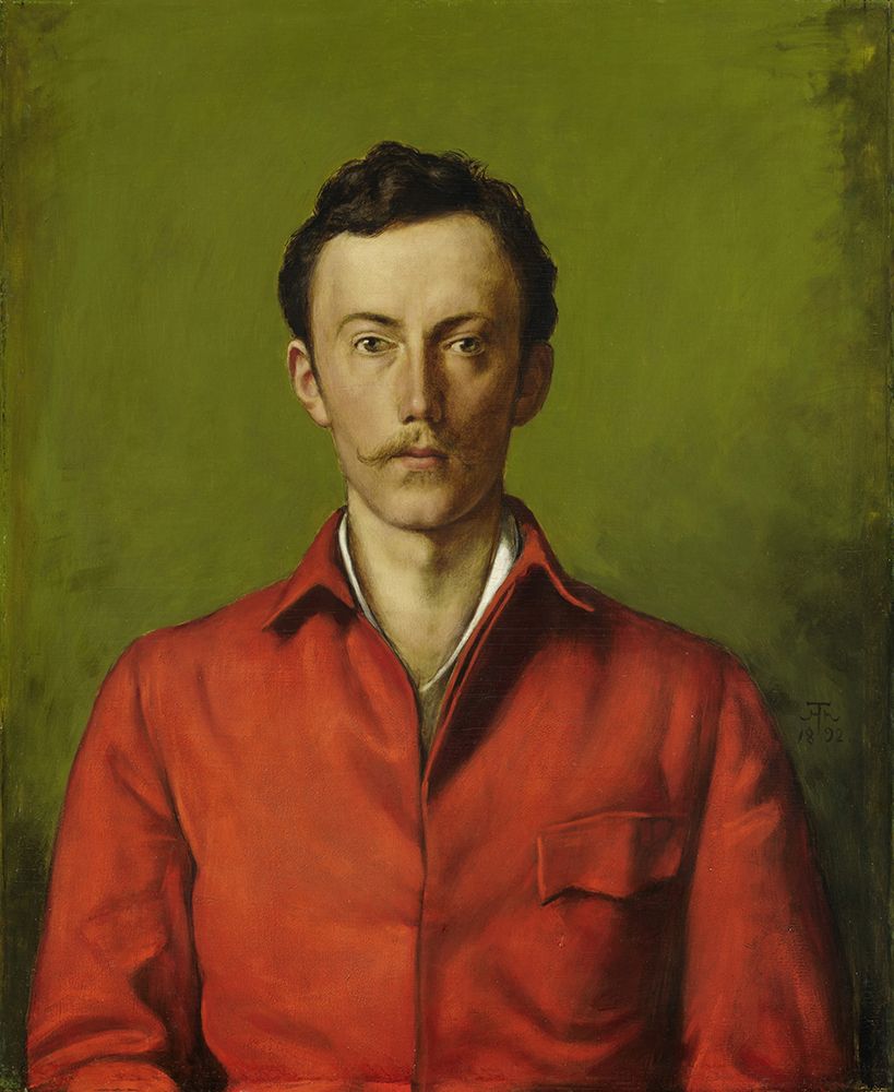 Portrait of Prince Frederick Charles of Hesse 1892 art print by Hans Thoma for $57.95 CAD