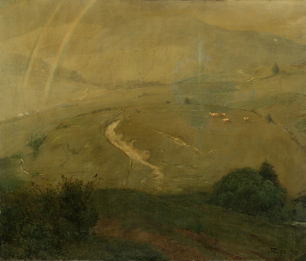 Rain in the Black Forest 1882 art print by Hans Thoma for $57.95 CAD