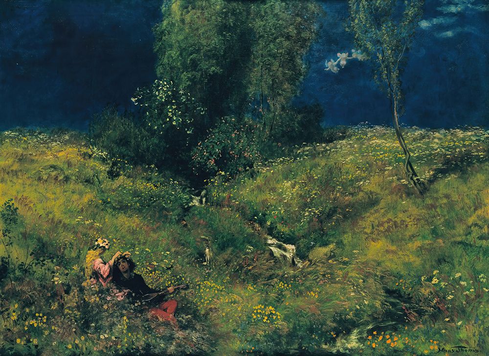 Summer 1872 art print by Hans Thoma for $57.95 CAD