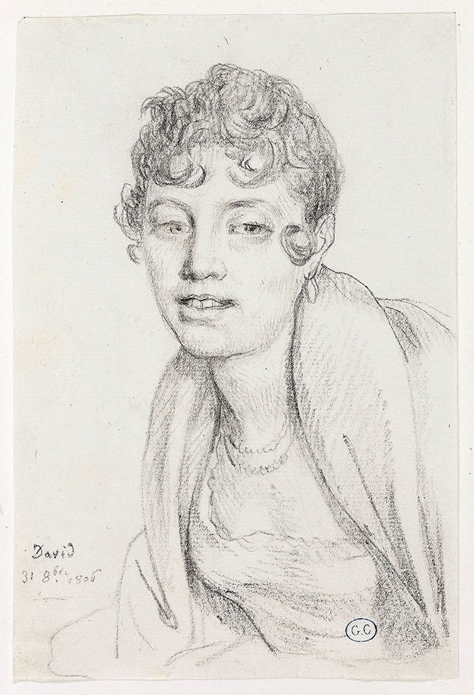 Bust of Angelique Mongez 1806 art print by Jacques-Louis David for $57.95 CAD