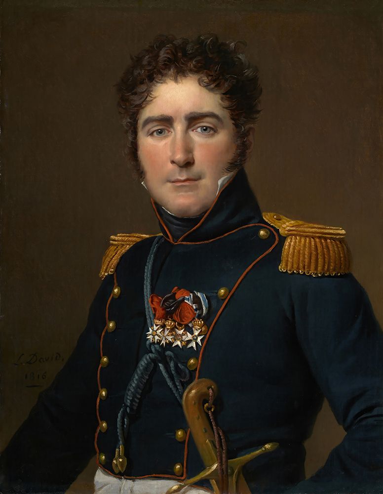 Comte Henri Amedee Mercure De Turenne De aynac 1816 art print by Jacques-Louis David for $57.95 CAD