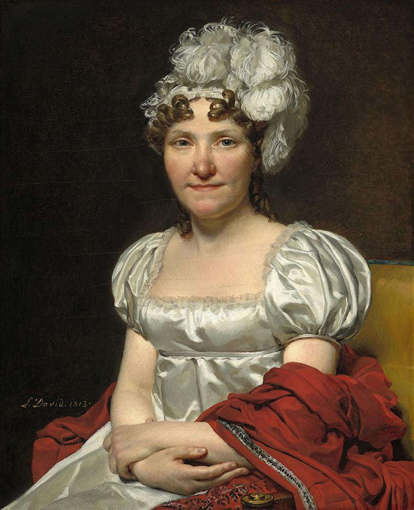 Madame David 1813 art print by Jacques-Louis David for $57.95 CAD