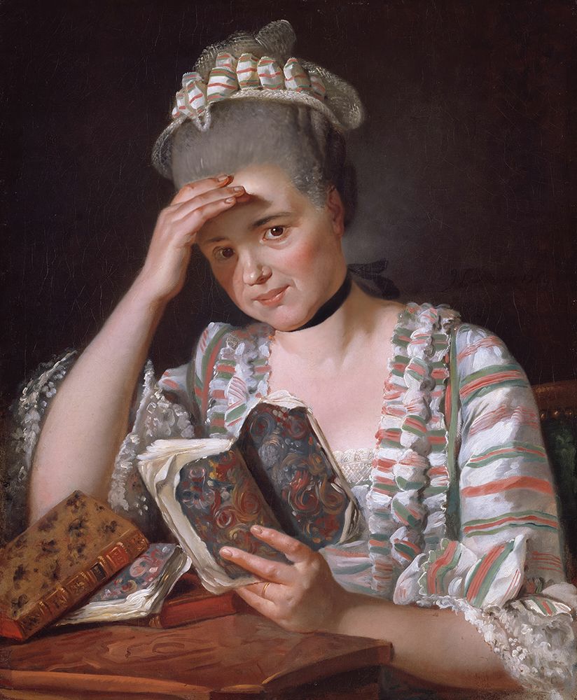 Madame Francois Buron 1769 art print by Jacques-Louis David for $57.95 CAD