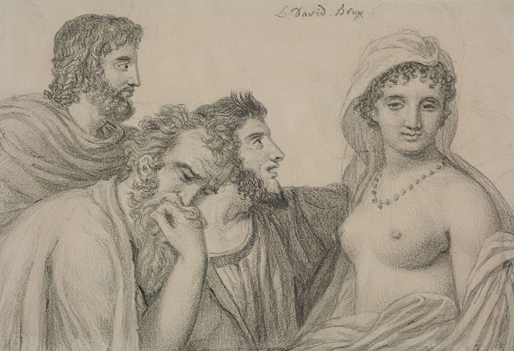 Phryne before the Judges circa 1820 art print by Jacques-Louis David for $57.95 CAD