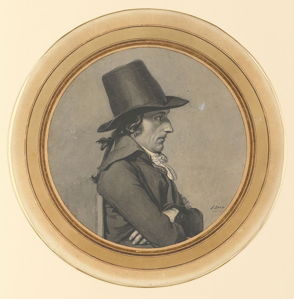Portrait of Andre Antoine Bernard, called Bernard de Saintes 1795 art print by Jacques-Louis David for $57.95 CAD