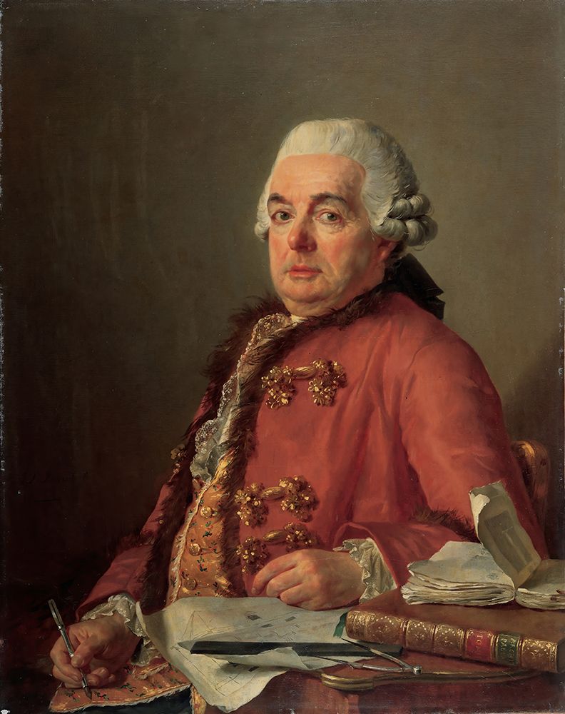 Portrait of Jacques Francois Desmaisons 1782 art print by Jacques-Louis David for $57.95 CAD