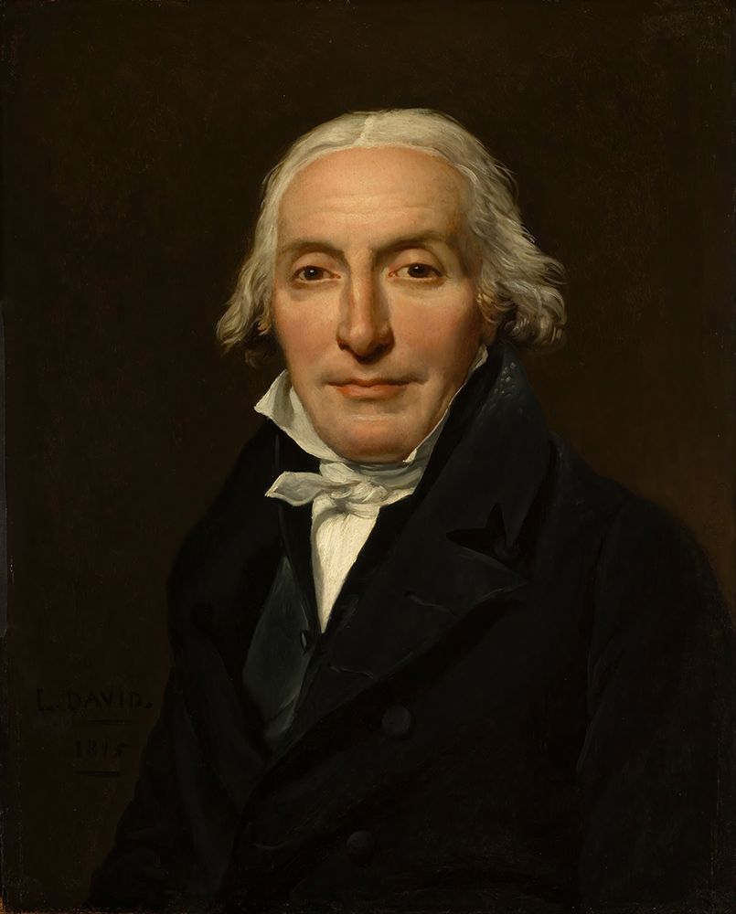 Portrait Of Jean Pierre Delahaye art print by Jacques-Louis David for $57.95 CAD