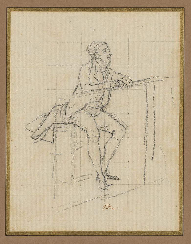 Seated Gentleman circa 1810 art print by Jacques-Louis David for $57.95 CAD