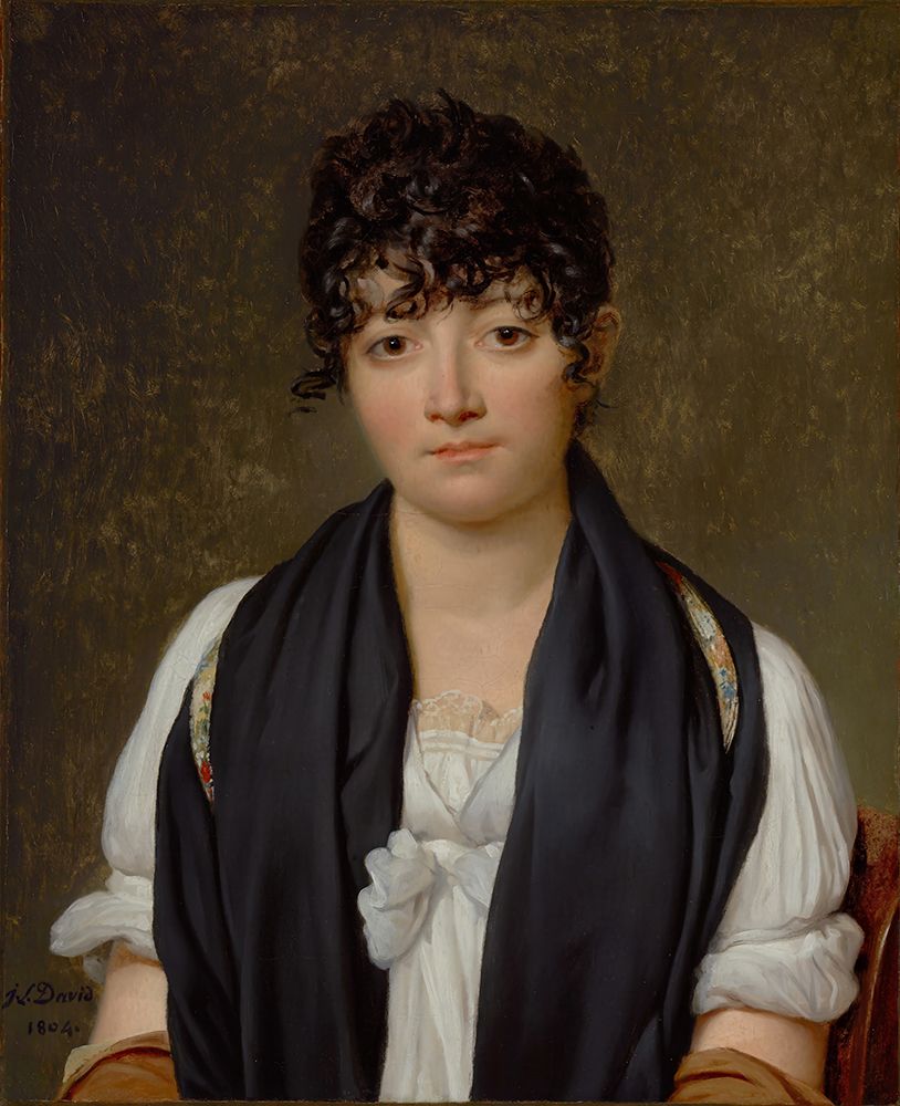 Suzanne Le Peletier De Saint Fargeau art print by Jacques-Louis David for $57.95 CAD
