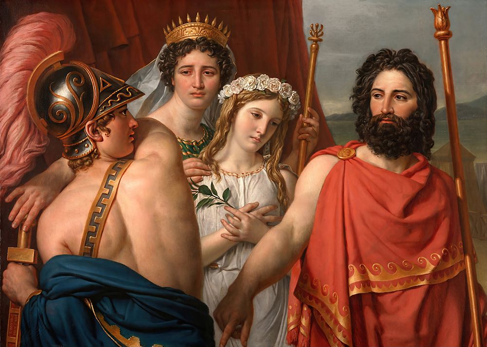 The Anger of Achilles 1819 art print by Jacques-Louis David for $57.95 CAD