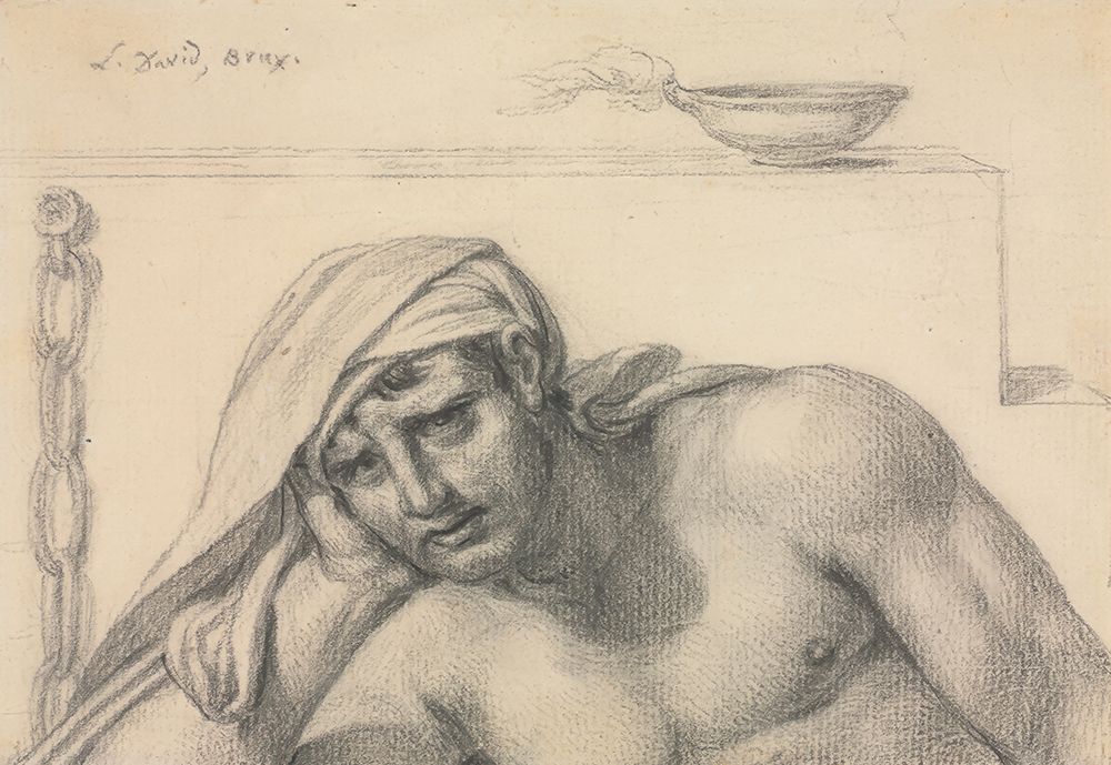 The Prisoner 1819 art print by Jacques-Louis David for $57.95 CAD
