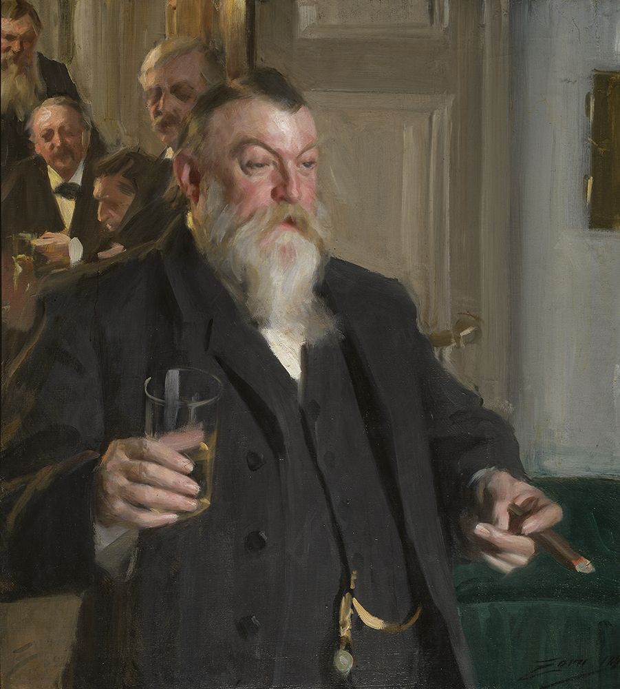 A Toast in the Idun Society 1892 art print by Anders Leonard Zorn for $57.95 CAD