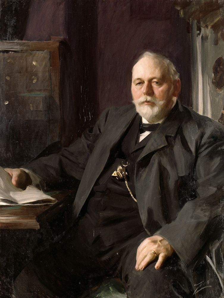 Director Frans R. Heiss 1891 art print by Anders Leonard Zorn for $57.95 CAD