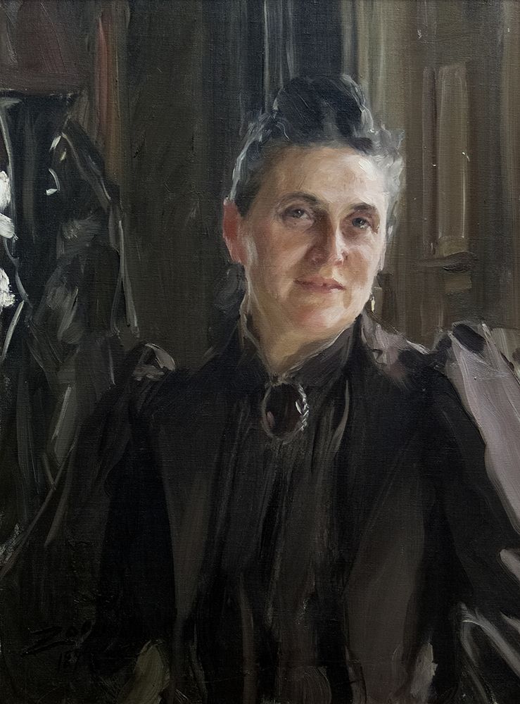 Fanny Thiel nee Stiebel 1890 art print by Anders Leonard Zorn for $57.95 CAD