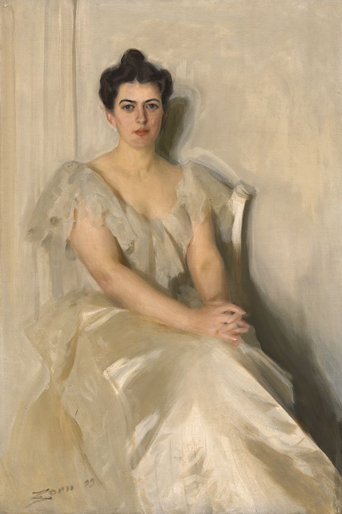 Frances Folsom Cleveland 1899 art print by Anders Leonard Zorn for $57.95 CAD