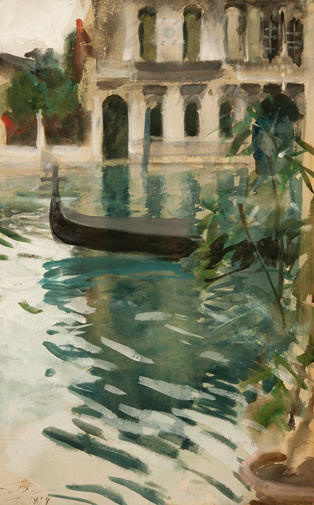 Gondola, Venice 1894 art print by Anders Leonard Zorn for $57.95 CAD