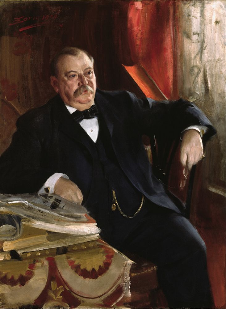 Grover Cleveland art print by Anders Leonard Zorn for $57.95 CAD