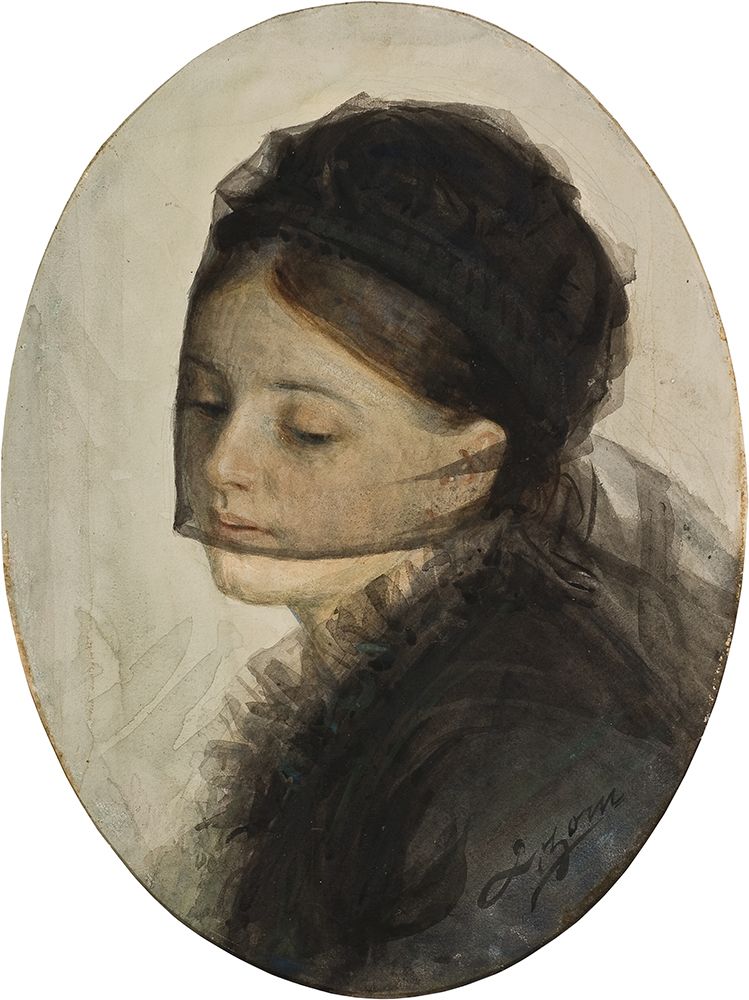 In Mourning 1880 art print by Anders Leonard Zorn for $57.95 CAD