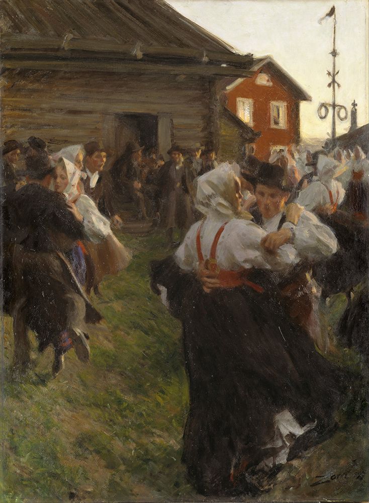 Midsummer Dance art print by Anders Leonard Zorn for $57.95 CAD