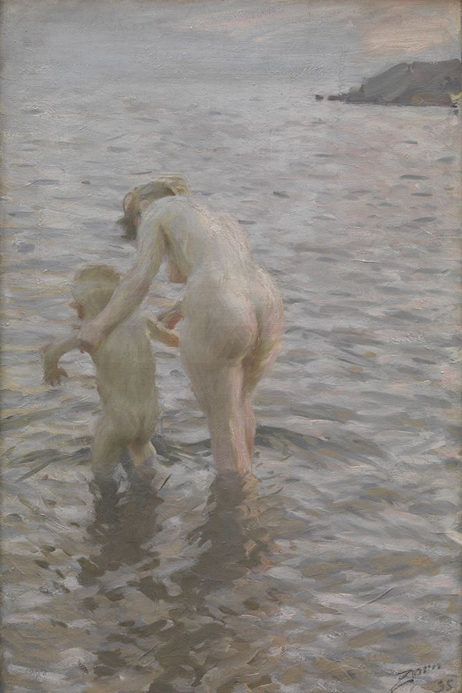 With Mother 1895 art print by Anders Leonard Zorn for $57.95 CAD