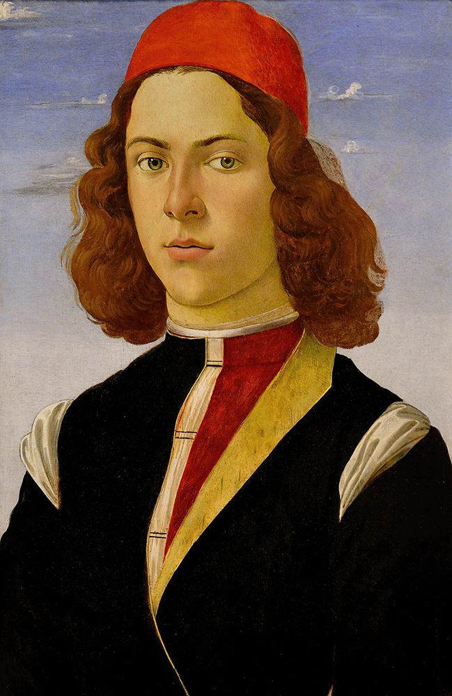 Portrait of a young man ca 1480 art print by Sandro Botticelli for $57.95 CAD