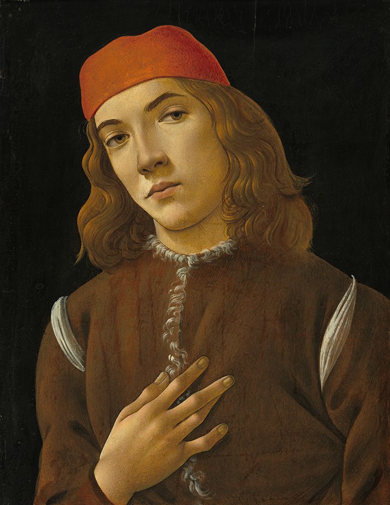 Portrait of a Youth ca 1482 art print by Sandro Botticelli for $57.95 CAD