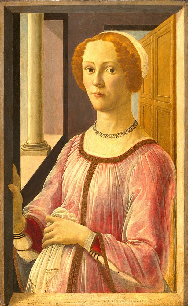 Portrait of Smeralda Bandinelli ca 1470 art print by Sandro Botticelli for $57.95 CAD