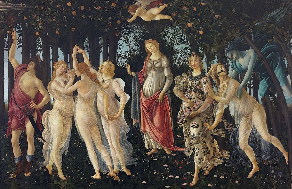 Spring ca 1480 art print by Sandro Botticelli for $57.95 CAD