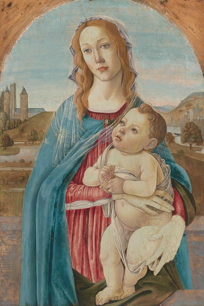 Virgin and Child ca 1485 art print by Sandro Botticelli for $57.95 CAD