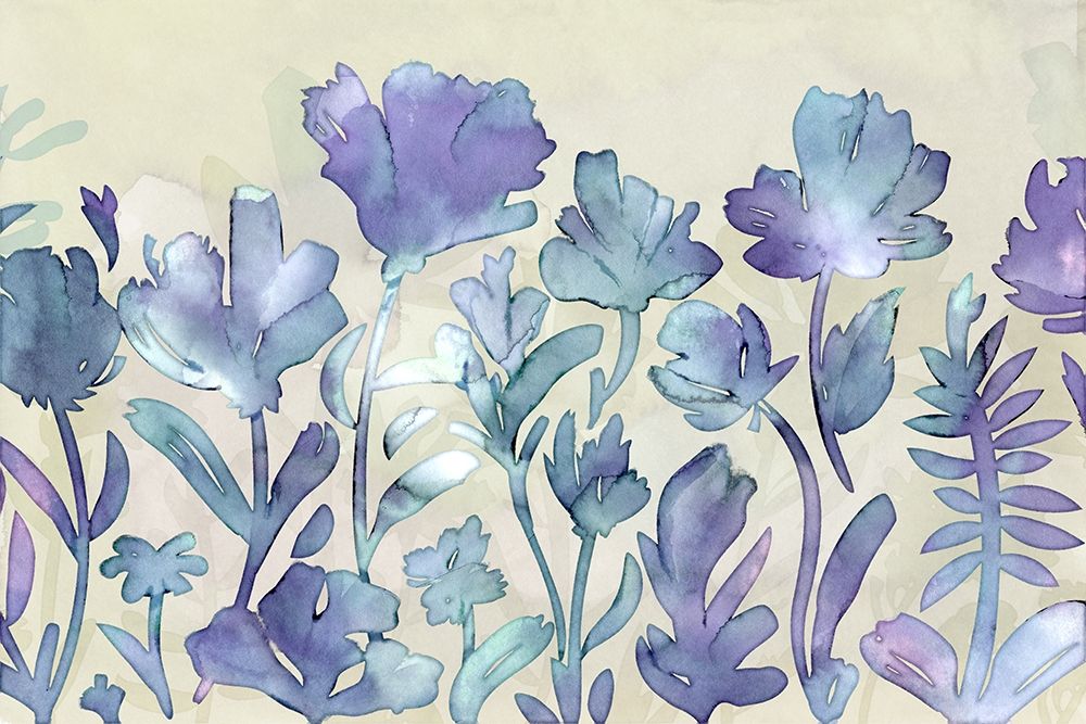 Dusky Purple Garden art print by Delores Naskrent for $57.95 CAD