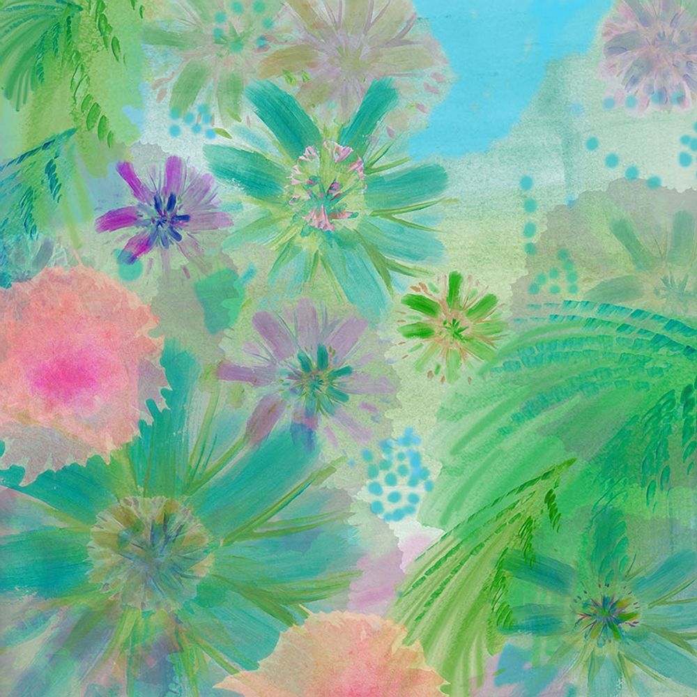 Tropical Island art print by Flora Kouta for $57.95 CAD