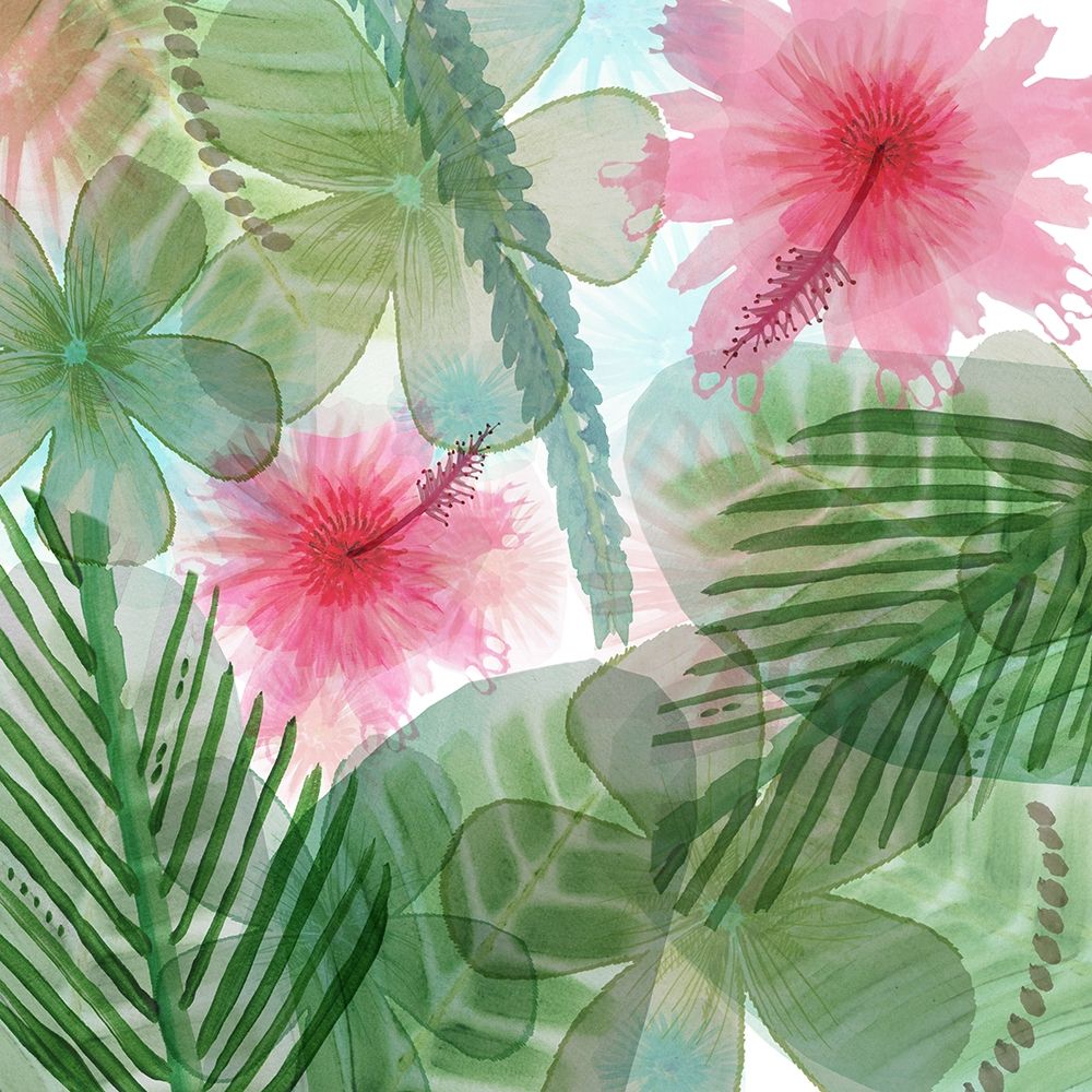 Jungle Leaves IV art print by Flora Kouta for $57.95 CAD