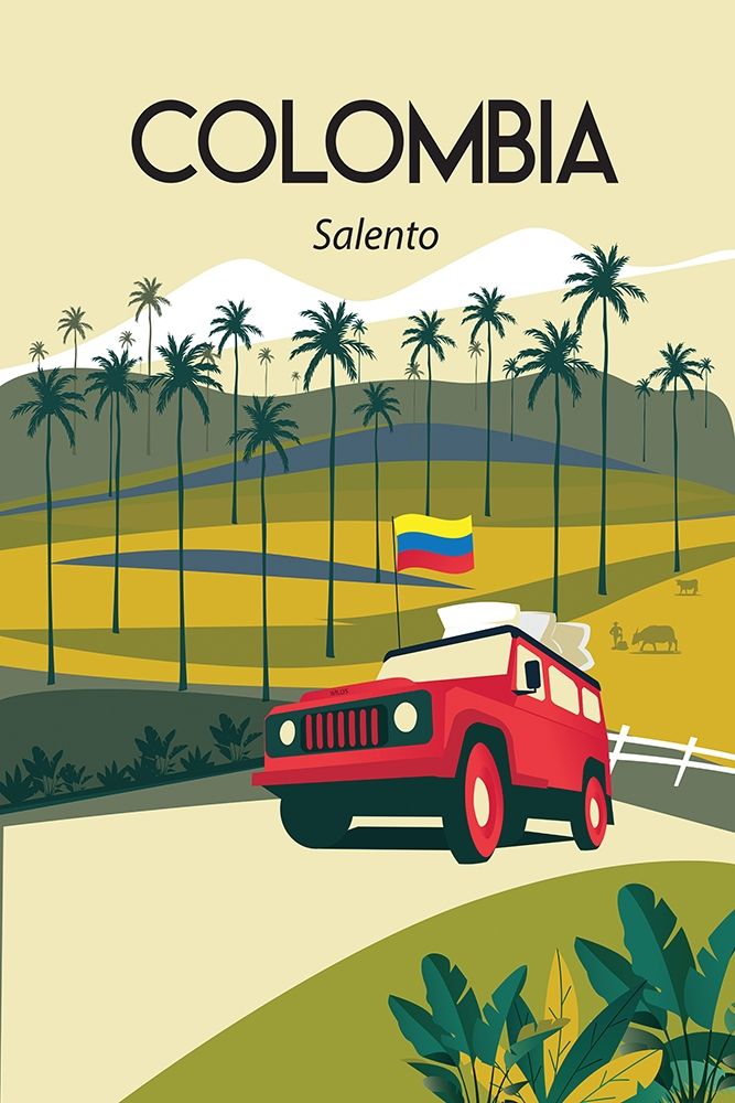 colombia art print by ARCTIC FRAME for $57.95 CAD