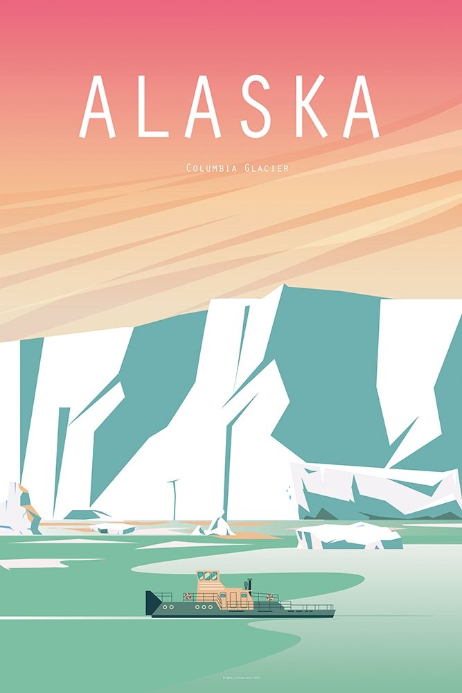 Alaska art print by ARCTIC FRAME for $57.95 CAD