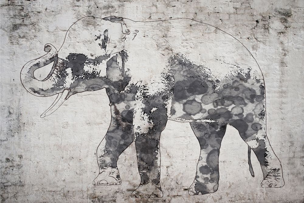Rustic Elephant I art print by Irena Orlov for $57.95 CAD