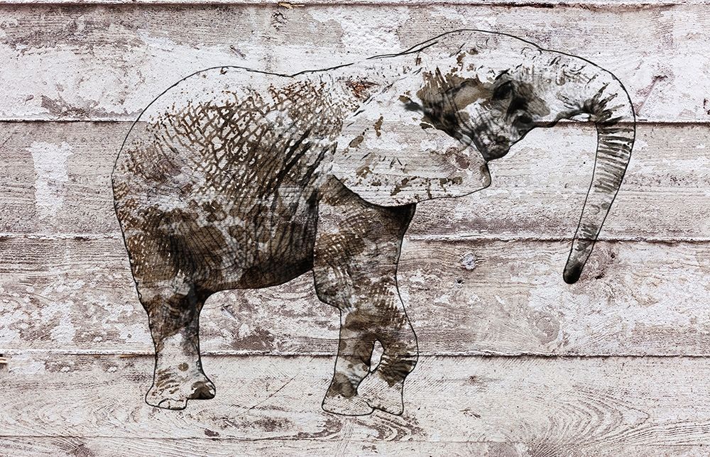 Rustic Elephant II art print by Irena Orlov for $57.95 CAD