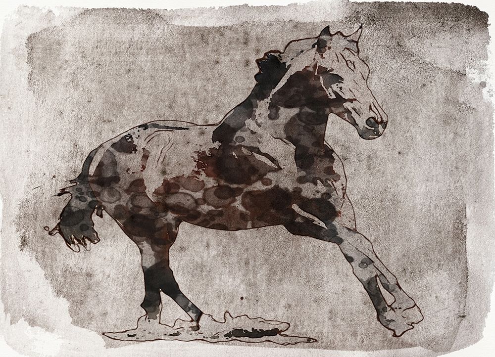 Beautiful horse running art print by Irena Orlov for $57.95 CAD