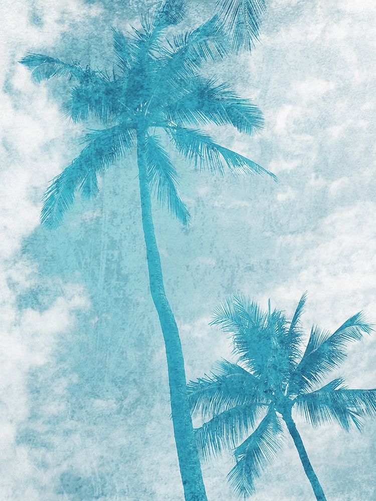 Blue Palm Trees art print by Irena Orlov for $57.95 CAD