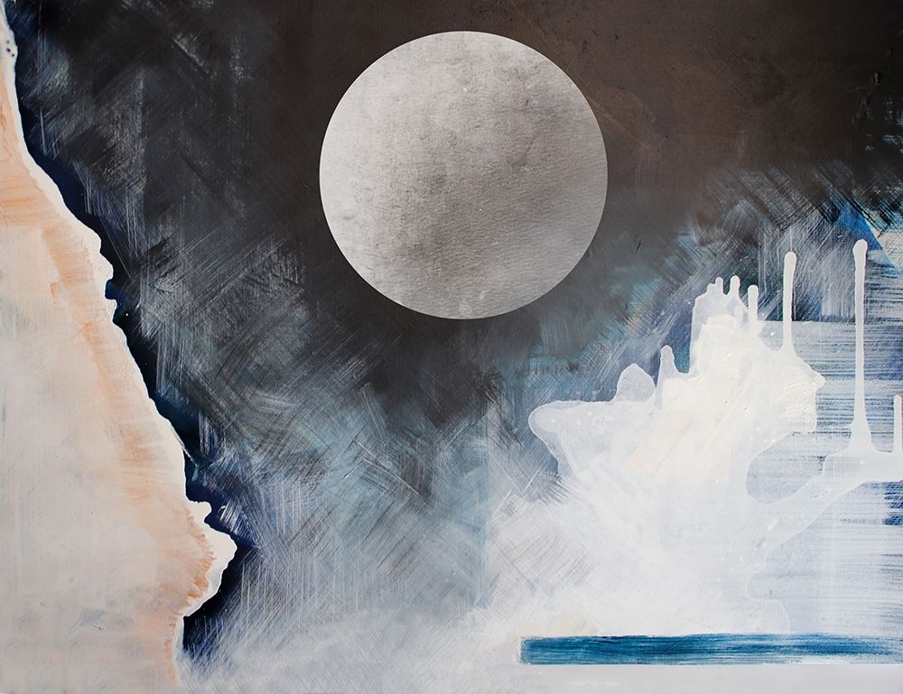 Moon and Earth art print by Irena Orlov for $57.95 CAD