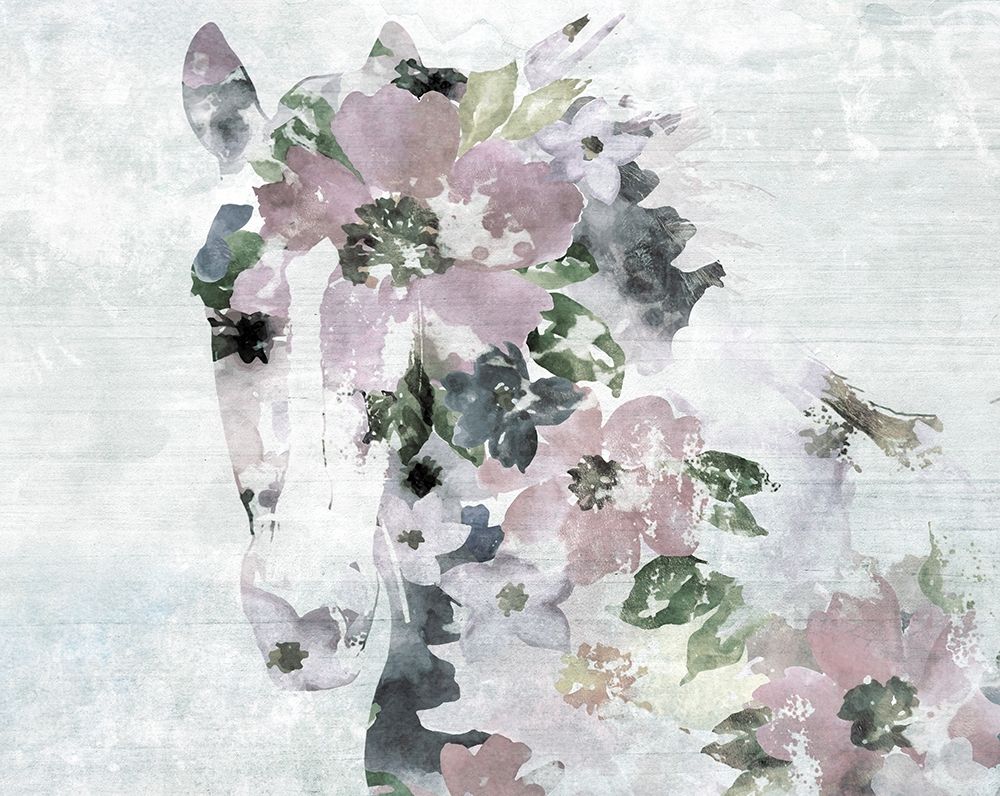 Vivid Floral Horse art print by Irena Orlov for $57.95 CAD