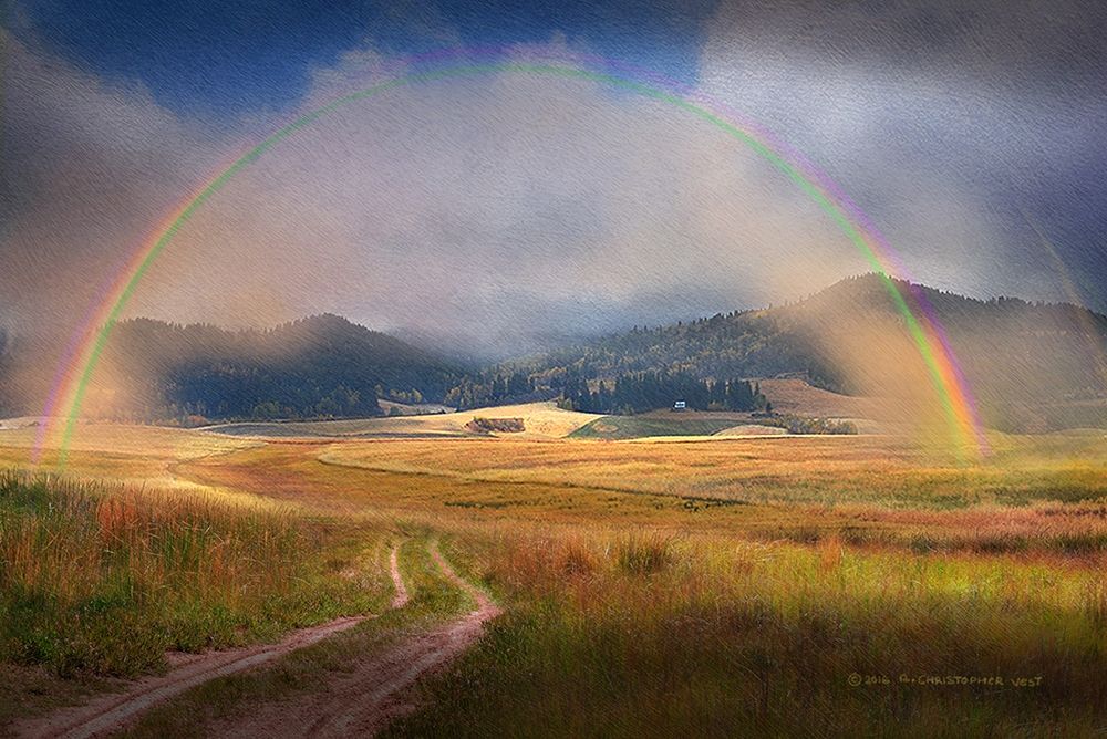 Rainbow Pano Idaho art print by Christopher Vest for $57.95 CAD